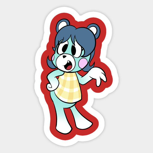 Bluebear Sticker by pembrokewkorgi